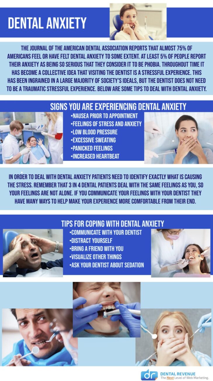 How to cope with dental anxiety Infographic